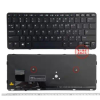 For HP Elitebook 820 G1 820 G2 720 G1 720 G2 725 G1 725 G2 Keyboard black frame backlit