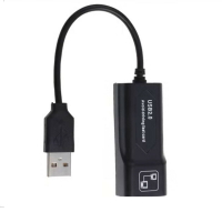 USB轉RJ45網卡 USB2.0百兆有線網卡 USB外置帶線網卡免驅電腦網卡