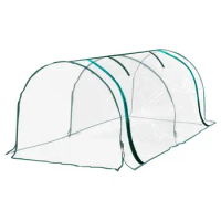 Portable Greenhouse Cover Home Tunnel Greenhouse Ventilated Without Frame Cold Greenhouse Antifreeze Insulation Shed Greenhouse