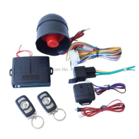 by DHL 10sets Universal Car Alarm System One Way Vehicle Burglar Alarm Security Protection System with 2 Remote Control Auto