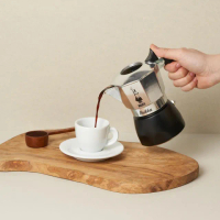 【Bialetti 比亞樂堤】極厚鑽石加壓摩卡壺BRIKKA-公司貨2杯份-銀(crema醇香/免插電咖啡機/原廠保固2年)