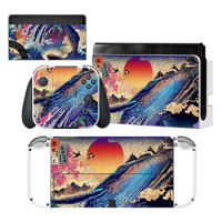 Custom Design Nintendoswitch Skin Cover Sticker Decal for Nintendo Switch OLED Console Joy-con Controller Dock Vinyl