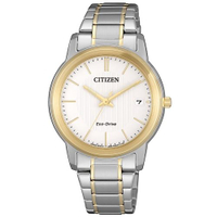 CITIZEN星辰 FE6016-88A 簡約光動能氣質腕錶  金+銀 33mm｜樂天全館特惠中★指定刷卡回饋10%