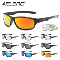 AIELBRO Glasses Cycling Photochromic Sunglasses Man Cycling Glasses Polarized Cycling Glasses For Bicycle gafas ciclismo
