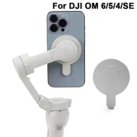 Strong Magnetic Phone Mount for DJI Osmo Mobile 6/OM 5/OM4 SE Handheld Stabilizer Aluminum for Magsafe Bracket Anti-lost Holder