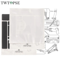 TWTOPSE Bike Protection Film For Brompton Folding Bicycle Invisible Paint Scratch-resistant Sticker Frame Fork Protector 3SIXTY