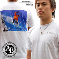 【American Backcountry】個性圖騰T恤(#snowboard1)