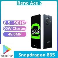 DHL Fast Delivery Oppo Reno Ace 2 5G Android Phone 65W Charger 6.5" 90HZ Screen OLED Snapdragon 865 48.0MP Fingerprint OTA NFC