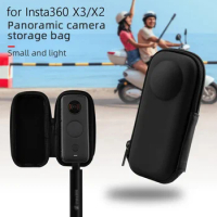 Hard Carrying Case for Insta360 ONE X3 Mini Shell Box PU Protective Case Waterproof Travel Bag for Insta 360 X3 / X2 Accessories