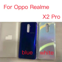 10PCS For Oppo Realme X2 Pro Realmex2pro Back Battery Cover Housing Rear Back Cover Housing Case Repair Parts
