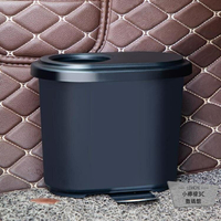 車載垃圾桶汽車內用前排掛式汽車用品 桌面垃圾桶小號 閒庭美家