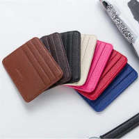 Ultra Slim Front Pocket Wallet Mens Wallet With Card Slots Minimalist Travel Wallet Id Window Slots For Id Cards Wallet