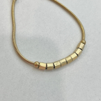 [Ready Stock] Minimalist Gold Bar Gold Bracelet Silver