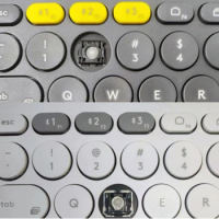 Replacement Key Cap Hinge Rubber Pad For Logitech K380 Black White Keyboard KeyCap
