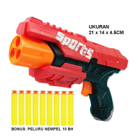 Mainan Anak Tembakan Nerf Sport 3 Lubang Game