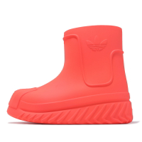 adidas 休閒鞋 Adifom Superstar Boot W 女鞋 紅 貝殼頭 厚底 雨鞋 膠鞋 愛迪達 IE0392