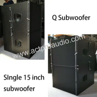 Double 10 inch line array single 15 inch subwoofer neodymium active passive line array speaker syste