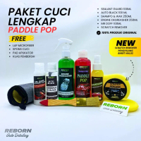 TERBAIK NO.1 !! Paket Cuci Lengkap 6 Item Paddle Pop by Reborn Auto Detailing Car Kendaraan Pembersi
