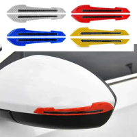 2Pcs Car Reflective Stickers Automobile Bicycle Warning Strip Mirror Warning Sticker Car Exterior Decorative Accessories