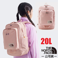 【The North Face】兒童/青少年 抗撕裂多功能減震透氣後背包20L.休閒運動上學書包.雙肩包_8B23-LK6 柔霧粉
