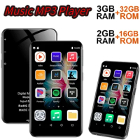 WIFI MP3 MP4 Player Sports MP3 Player 3.6 Inch IPS Touchscreen Bluetooth-Compatible Android 8.1 with Speaker with FM Radio