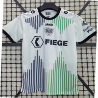 25-26 M ü nster Prussia home jersey, high football jersey, men's short sleeved shirt