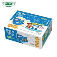 【TOKYU HANDS 台隆手創館】台灣製3D醫療兒童口罩-POLI歡慶煙火30入(博寶兒)