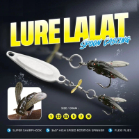 Umpan Pancing Rayap Lalat Spinner Bait Warna Silver Spoon Wader Hampala Sungai Laut