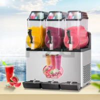 Factory Outlet Ice Cream Slush Machine Margarita Slush Maker 3 Tanks Commercial Slush Making Machine