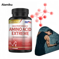 Alamiku Suplemen Amino Halal MUI - Bantu Asam Amino Esensial & Kinerja Latihan Gym 60 Kapsul