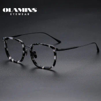 OLAMINS​ Photochromic Eye Glasses Uv Protection Eyeglasses For Men Anti Blue Light Eyeglasses 9019