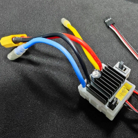 ESC chải lông hai chiều 60A cho ô tô điều khiển từ xa và thuyền, phù hợp với pin LiPo 2–3S