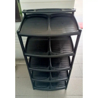 SHOE RACK 5TIER WITH CUP HOLDER