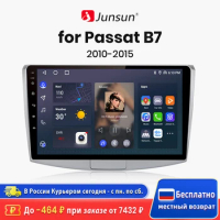 Junsun V1 AI Voice Wireless CarPlay Android Auto Radio for Passat B7 2010-2015 4G Car Multimedia GPS 2din autoradio