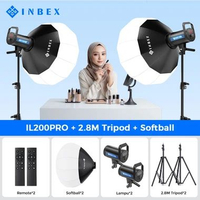 ORIGINAL INBEX IL-200PRO Profesional Lampu fotografi Fill Light Aluminium Cahaya Studio Fotografi Ca