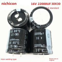 （1PCS）Nichicon electrolytic capacitor 16V22000UF 30X30 high capacity 22000UF16V 30*30