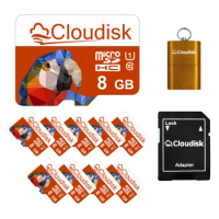 Cloudisk 10Pack Micro SD 1GB 2GB 4GB 8GB 16GB Flash Memory Cards 256GB 128GB 64GB 32GB U3 C10 A1 TF Card Free Gifts For Phone