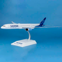 Diecast JC Wings 1:200 Scale Aircraft Model Alloy Nordic Atlantic B787-9 LN-LNO Decorative Collection Souvenir Display