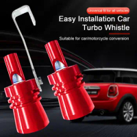 Universal Turbo Sound Whistle Modified Exhaust Pipe Sender Aluminum Alloy Tail Whistle Motorcycle Tailpipe Noise Sound Enhancer