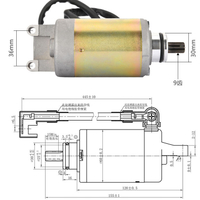 ATV200 มอเตอร์   รถโกคาร์ทสี่ล้อสำหรับชายหาด GY6 เครื่องยนต์ 200-230CC สตาร์ทมอเตอร์