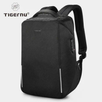 Tigernu New Arrival TSA Lock No Key Business Laptop Backpacks Hign Quality 15.6 inch Anti Theft Men Travel Bags Male Mochilas