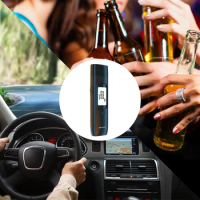 LCD Display Alcohol Breathalyzer Digital Alcohol Tester Handheld Digital Breathalyzer Portable Alcohol Tester Drunk Driving Test