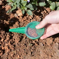 Plant Seed Sower 5 File Adjustable Planter Hand Held Flower Grass Plant Seeder Garden Multifunction Seeding Dispenser Tools