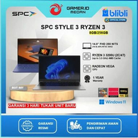 SPC Style 3 AMD Ryzen 3 3200U 8GB SSD 256GB 14″ FHD IPS Blue
