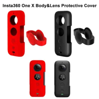 Silicone Protective Case Lens Protector Anti-Scratch Cover Case for Insta 360 One X Insta Action Camera Accessories