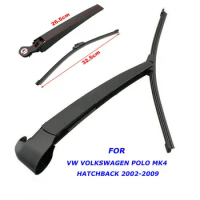 For Volkswagen VW Polo Mk4 Hatchback 2002- 2009 Rear Window Wiper Arm &amp; Blade