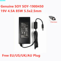 Genuine SOY SOY-1900450 19V 4.5A 85W 5.5x2.5mm AC Switching Adapter For HKC AOC Monitor Power Supply Charger
