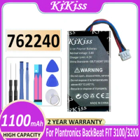 Battery 762240 1100mAh For Plantronics BackBeat FIT 3100/3200 Charging Case Bateria