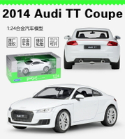 美琪 汽車模型  1:24奧迪 2014 Audi TT Coupe仿真合金汽車模型收藏擺件