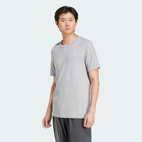 adidas Lifestyle Trefoil Essentials Waffle Tee Men Grey JD2445